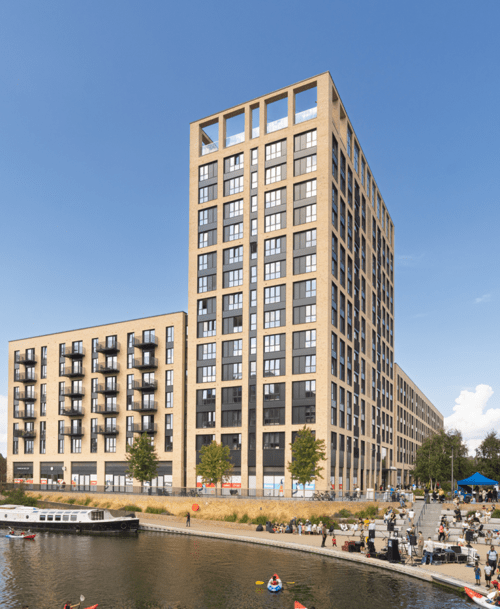 Modern residential development